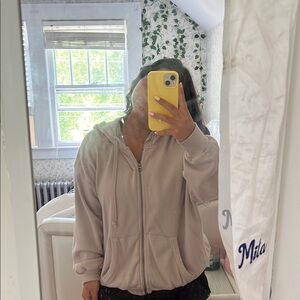 American Eagle Outfitters Women's Cream Sweater